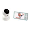BEABA Écoute bébé Vidéo Zen Premium - Caméra rotative 360°, vision nocturne infrarouge-0