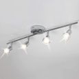 MENDGA Plafonnier LED 4 Spots Orientables,Luminaire Plafonnier Pivotant,Spots de Plafond Moderne pour Cuisine Salon Chambre Couloir-0