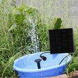 Pwshymi pompe de fontaine solaire Mini pompe à eau sans brosse de cc de fontaine solaire pour la décoration de jardin jardin jet-0