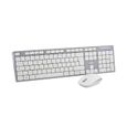 T'nB Combo clavier souris sans fil -Gris/Blanc-0