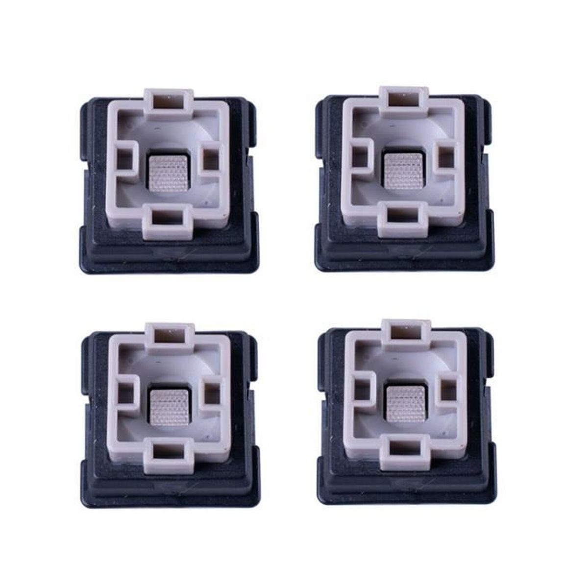 Lot De 4 Boutons De Rechange Beiges – Compatible Autoradio Fiat 500 Dès 2008 – Cache Boutons Radio