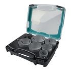 Coffret de Scies Cloches BiM "Électricité"- wolfcraft - Diamètre 40, 54, 65, 68, 74, 86 mm - Prof. de Coupe 40 mm - 5423000