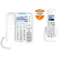 Téléphone fixe avec fil Alcatel XL785 Combo Blanc