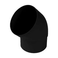 Coude esthétique (intérieur tube) mf 45° O100 noir