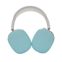 Coque de protection en silicone pour écouteurs AirPod Max - Protection contre les rayures - Bleu fluorescent