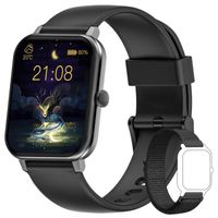 Montre connectee intelligente Smartwatch Sport pour Femmes Hommes,Bluetooth,Grand écran de 1,69', oxymètre, thermomètre FeipuQu
