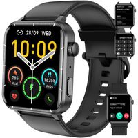 Montre connectee intelligente Smartwatch Sport pour Femmes Hommes,Bluetooth,Grand écran de 1,69', oxymètre, thermomètre FeipuQu