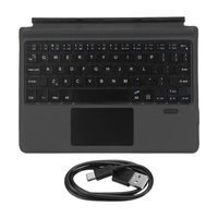 Qiilu clavier BT Pour Surface Go Keyboard BT Clavier sans fil avec pavé tactile pour Microsoft Surface Go 3 2021 pour Surface Go 2