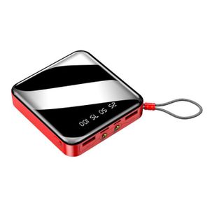 BATTERIE EXTERNE Rouge-Mini batterie externe pour iPhone 11 X Xiaom