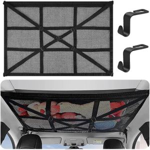 Filet Organisateur Adhésif Pour Voiture – Dimensions 14 Cm X 8 Cm, Neuf