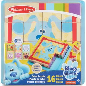 PUZZLE Blue's Clues & You Puzzle CasseTête cube en bois, 