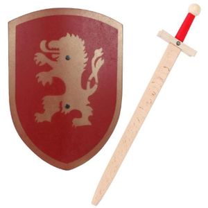 ACCESSOIRE DÉGUISEMENT UJJ KIDS épée Lancelot Rouge 60 cm et Bouclier en 