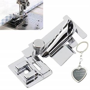 Machine /à coudre domestique en t/éflon Snap Multifonction Anti-adh/ésif Pied presseur en cuir zigzag Pied presseur pour tige basse Pour Brother Singer Janome Toyota