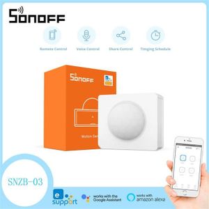 pont ZigBee SONOFF requis Fonctionne avec Alexa//Google Home SONOFF SNZB-02 Mini Capteur ZigBee de Temp/érature et dhumidit/é
