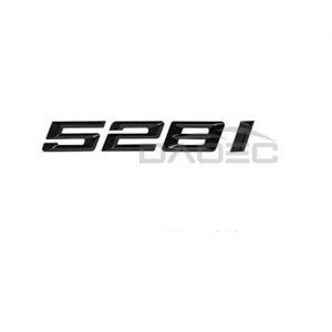 INSIGNE MARQUE AUTO Blosh Black 528i - Voiture 3D ABS Coffre Lettres L