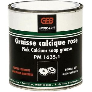 LUBRIFIANT MOTEUR Graisse calcique rose boîte 600g - GEB - 651130