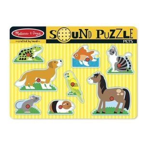 PUZZLE MELISSA & DOUG Puzzle Sonore - Animaux Domestiques