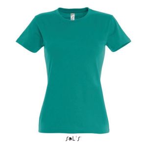 T-SHIRT MAILLOT DE SPORT T-shirt femme SOL'S Imperial - émeraude - Multispo