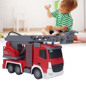 Ensemble de jouets de camion de pompier télécommandé électrique pour  enfants, arroseur de simulation, voiture d