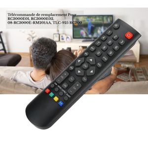 TÉLÉCOMMANDE TV Télécommande pour TCL Smart TV RC3000E01, RC3000E0