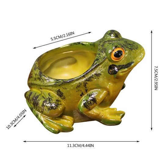 Set De 3 Jolies Grenouilles Suspendues, Mini étang, Kit De Décoration Pour De