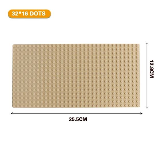 8 Plaques De Base Pour Briques De Construction 25,5x25,5 Cm - 4 Couleurs, Compatible LEGO - 7