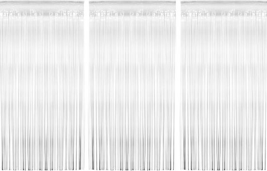 Rideau Métallique De Frange3 Pièces Coloré Tinsel Rideau