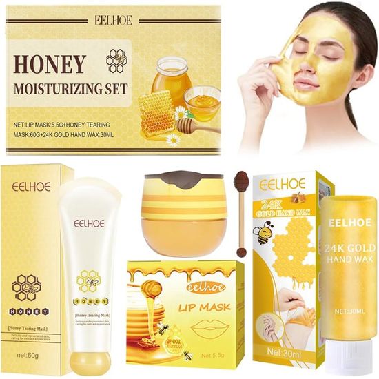Ensemble de Soins de la Peau, Masque Peel Off de Miel, Masque Point — free download
