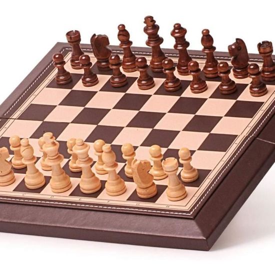 Échiquier Magnétique Portable 25x25 Cm - Jeu D'échecs Pliable, Pièces Aimantées, Pour Voyage, Enfants Et Adultes