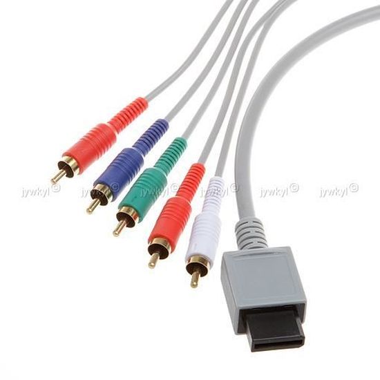 Câble Vidéo Universel YUV/Component - Compatible PS2, PS3, Wii, Xbox 360 - Neuf Micromania