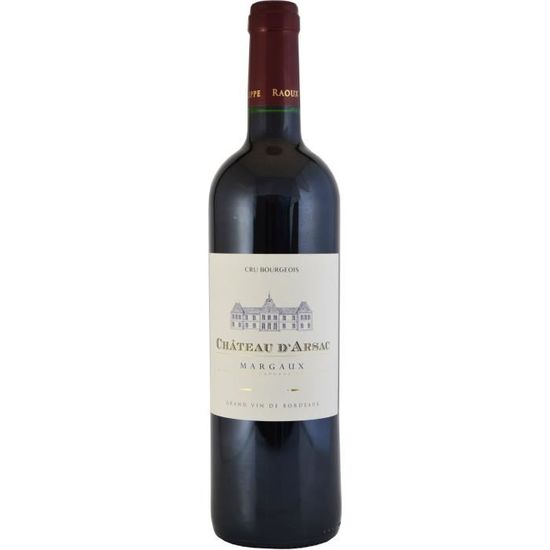 Château d'Arsac 2017 - AOC Margaux Cru Bourgeois - Vin rouge de Bordeaux - 0.75 cl