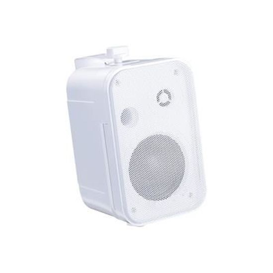 Enceintes Mini E-audio B418 100W - 2 Voies, étanches, Support Inclus - Pour Salon, Cuisine, Bureau