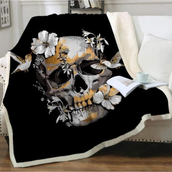 Couverture Dinosaure Sherpa Polaire - Douce, Chaude, 150x200 Cm, Idéale Pour Canapé, Lit Ou Camping - 2