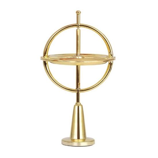 Toupie Gyroscopique Métallique Automatique - Bascule Toute Seule - Jouet éducatif Pour Enfants - 4x3x3 Cm