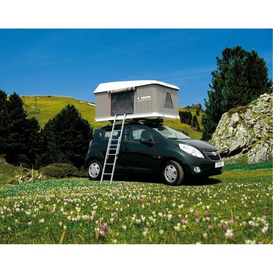 Autohome Tente de toit Maggiolina Grand Tour Large coloris gris clair