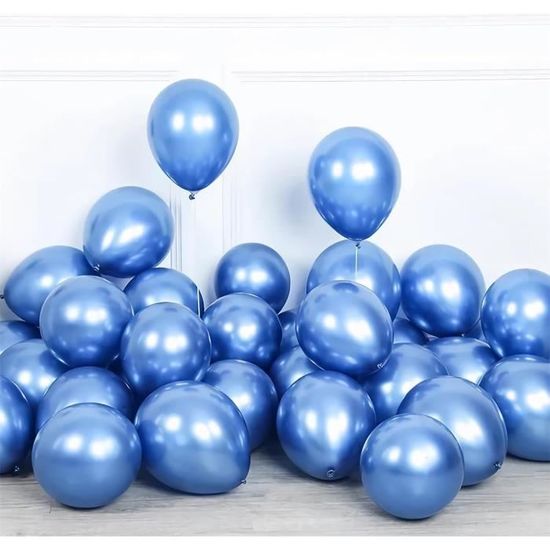 100 Ballons Latex Blancs 25.4cm - Pour Fête, Mariage, Anniversaire - Décoration Gonflable