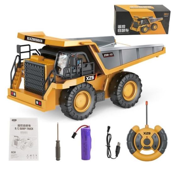 Voiture Télécommandée 2.4g Rc Pour Enfant, Camion À Benne, Cadeaux D