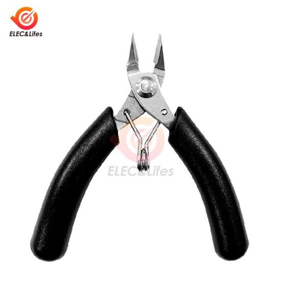 2 Pinces Coupantes Precision BOENFU - Pour Électronique Et Bijoux - Taille Mini