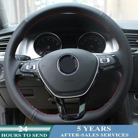 Housse De Volant En Microfibre Pour Ford Fiesta 2008-2013 Et Ecosport 2013-2016 - Noire - à Coudre Soi-même