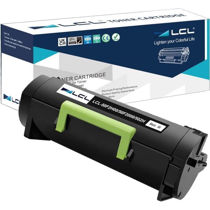 TONER ORIGINALE LEXMARK 502H 50F2H00 Lexmark MS310DN MS312dn MS415 MS410 MS510 MS610 5K