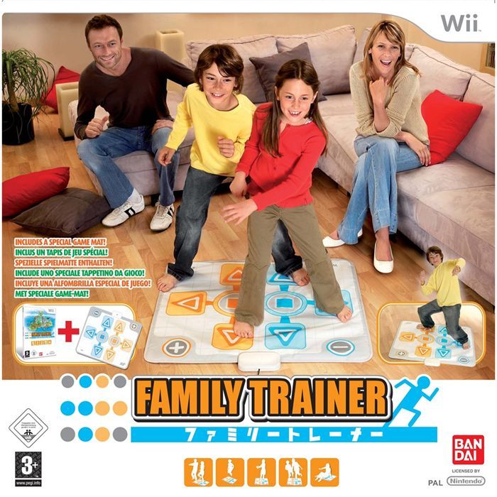 Atari Family Trainer + Tapis Inclus / Jeu Console Wii