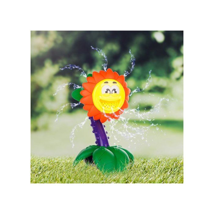 Fleur tournesol arroseur pour tuyau darrosage - Jet deau pulverisation - Jeu de plein air enfant - Jouet ete jardin pelouse