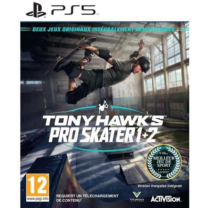 Tony Hawk's Pro Skater 1 + 2 Jeu PS5