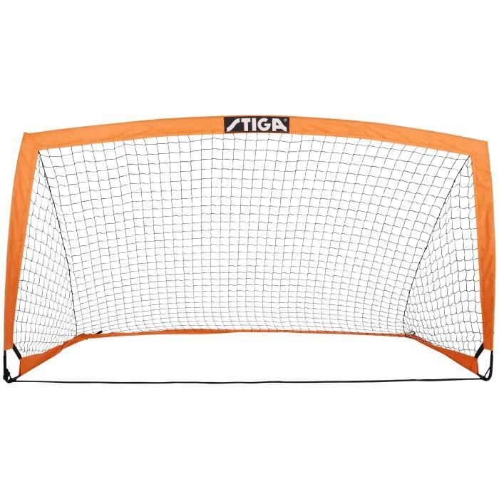 STIGA But de football Match L - L 270 x H 150 x P 150 cm - Orange et noir