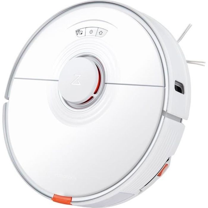 Roborock S7 Robot Aspirateur 2500Pa Puissant Aspiration, 470ml+300ml Réservoir, Coffret Dépoussiéreur Intelligent