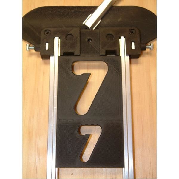 Numéros de rechange 38 x 63 mm, vertical, jeu de 20 pièces