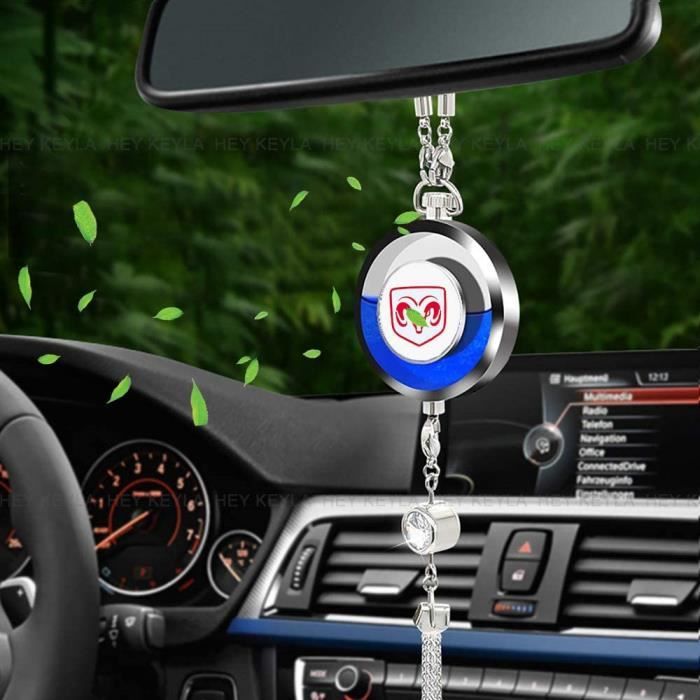 HEY KEYLA Parfum de Voiture Logo Cristal Pendentif Suspendu rétroviseur Ornement emblème décor désodorisant supprimer l'odeur de Voi