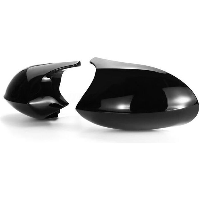 2 COQUE DE RETROVISEUR NOIR BRILLANT POUR BMW SERIE 3 E90 E91 E92 E93 PHASE 1