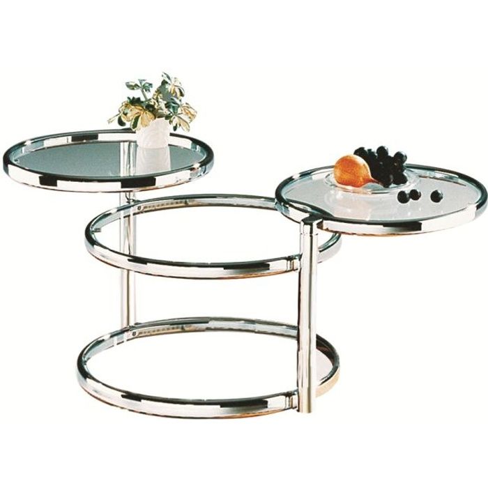 Table basse Soswit Novela chromé