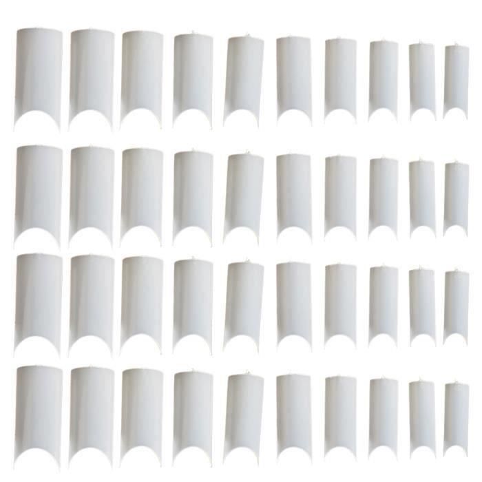 500 pièces ballerine ongles conseils couverture complète artificielle en forme de U MANICURE SET - MANICURE KIT - PEDICURE